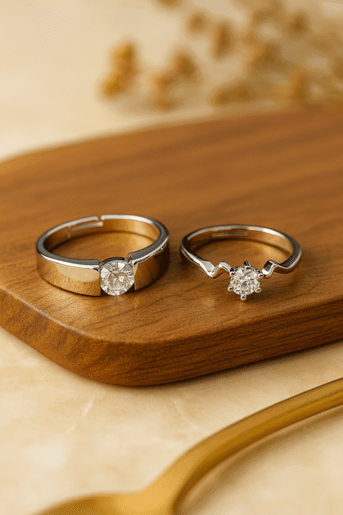 Eternal Bloom – Couple Ring Set