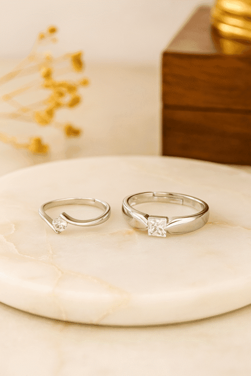 Royal Edge – Couple Ring Set